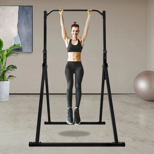 Adjustable Foldable Pull Up Bar With 440 Lb Weight Capacity