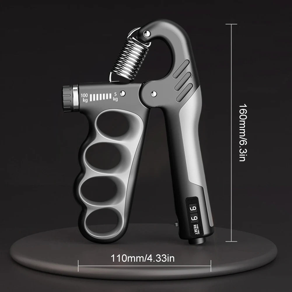 Adjustable Ergonomic Hand Grip Strengthener With Resistance Counter