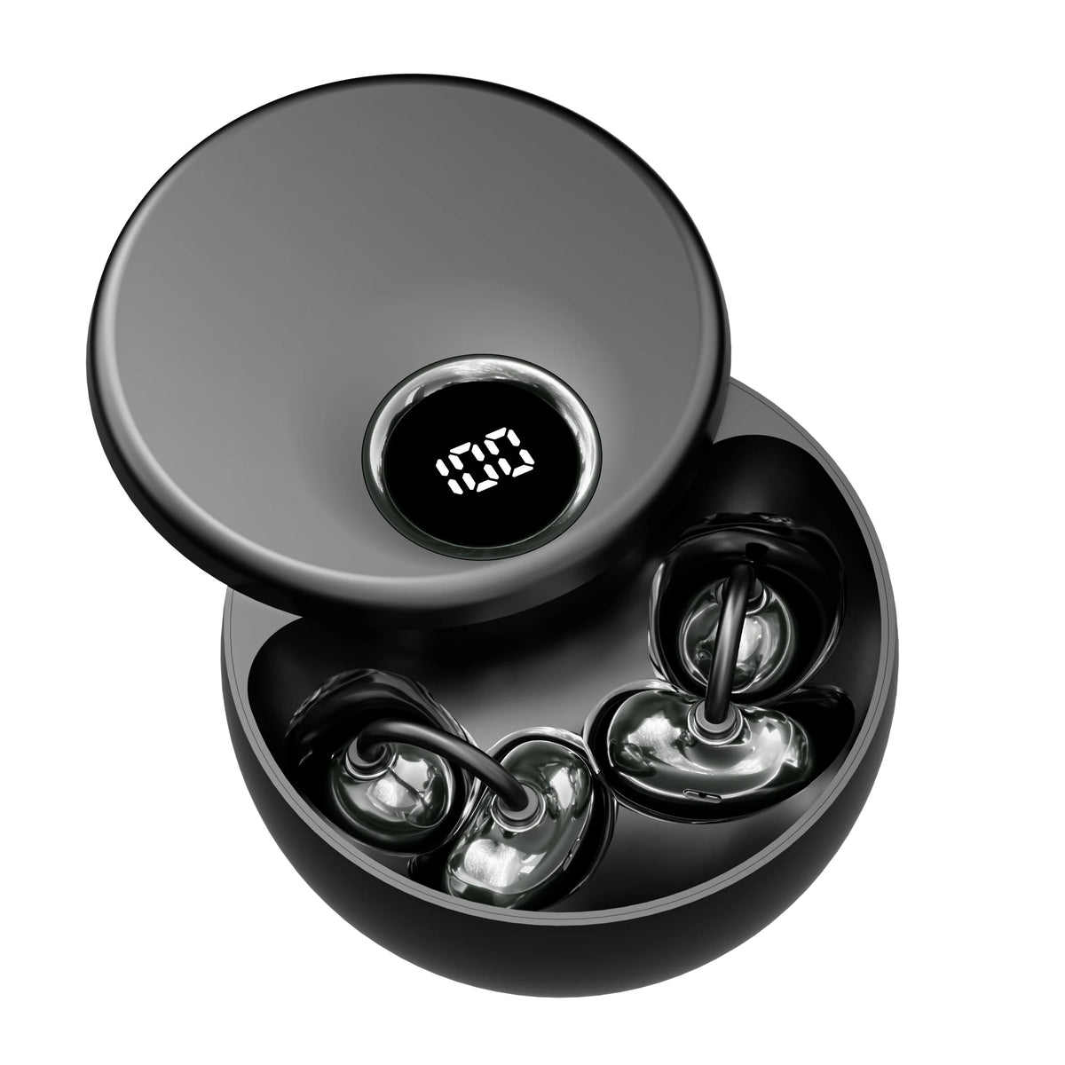 SHUKE Open Ear Clip True Wireless Bluetooth Headphones With Case
