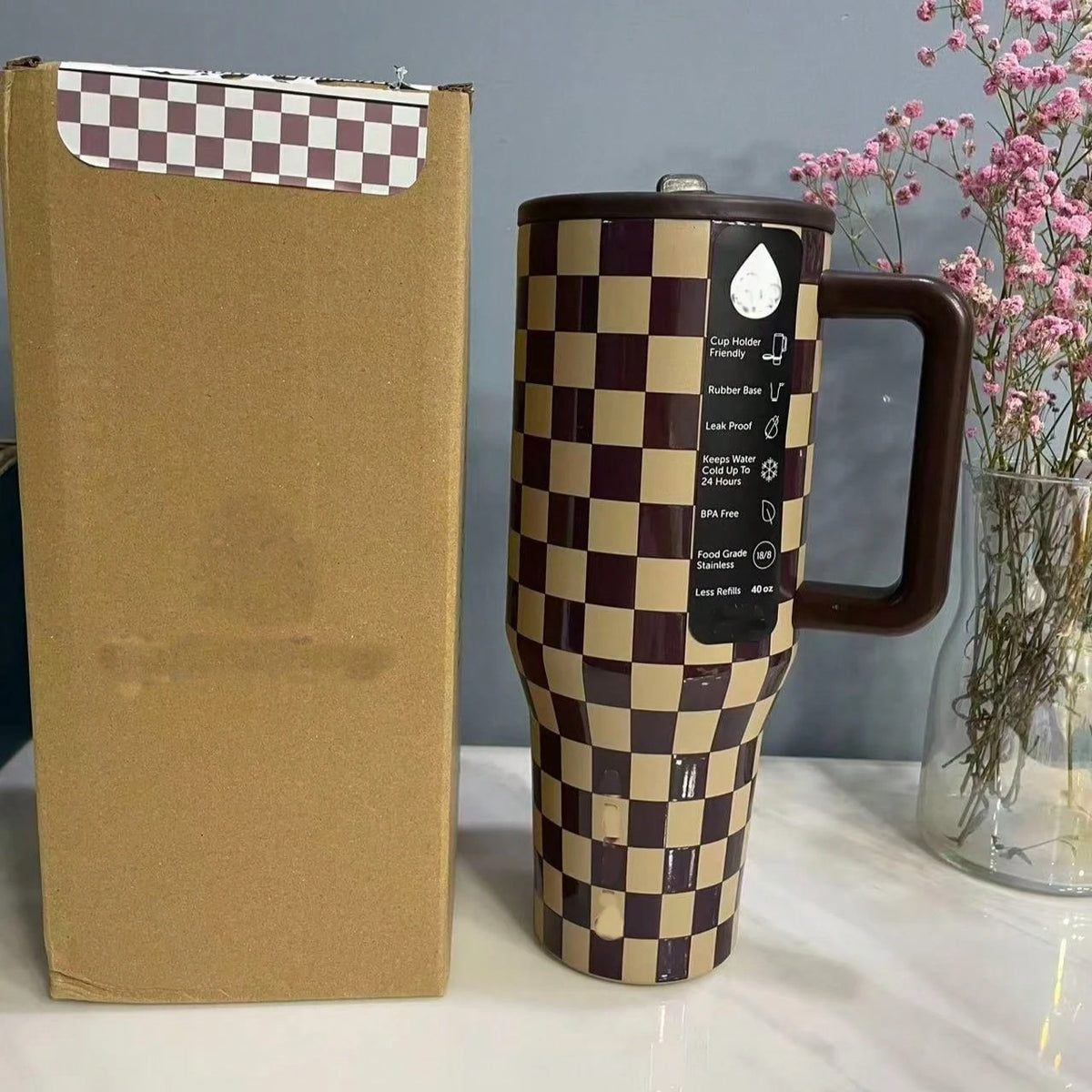 Vacuum Insulated Stainless Steel Water Bottle Tumbler For Everyday Use
