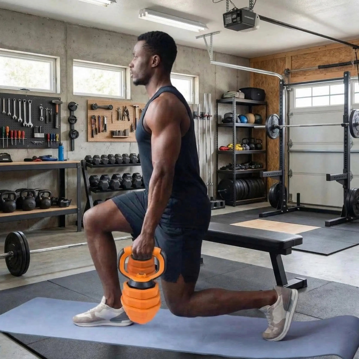 Adjustable Dumbbells 4 In 1 Home Gym Free Weight Set
