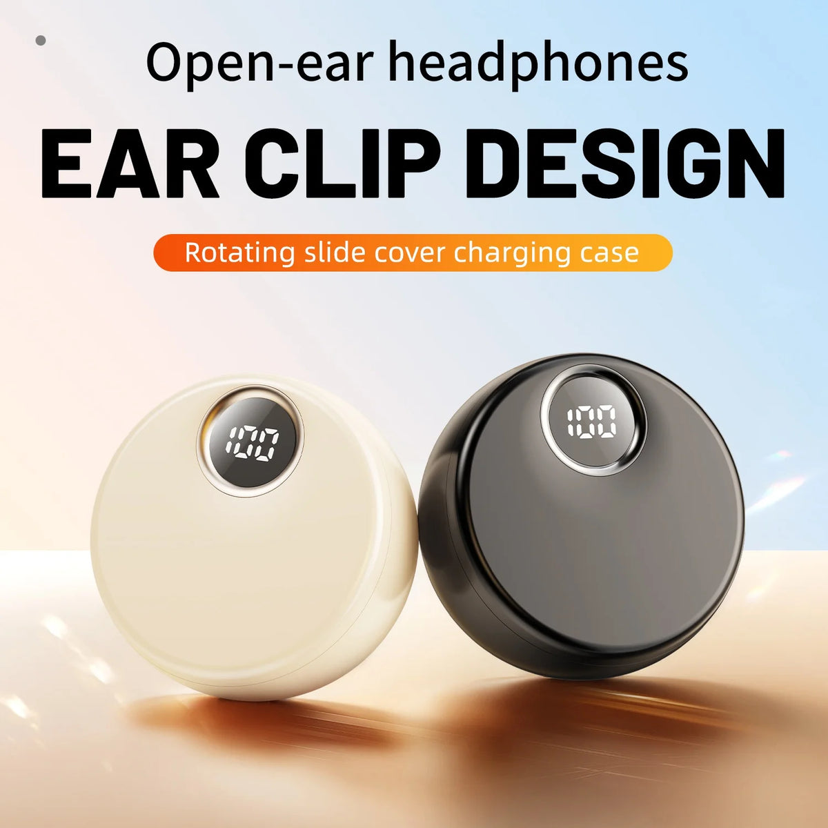 SHUKE Open Ear Clip True Wireless Bluetooth Headphones With Case