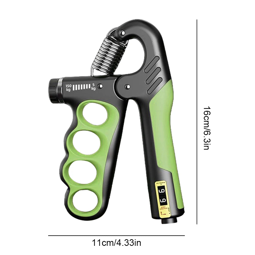 Adjustable Ergonomic Hand Grip Strengthener With Resistance Counter