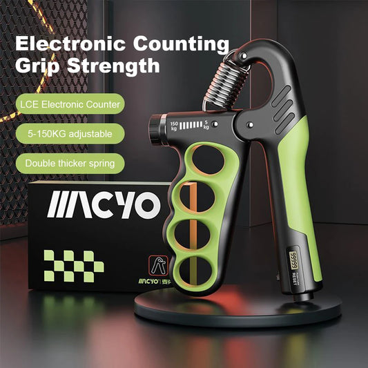 Adjustable Ergonomic Hand Grip Strengthener With Resistance Counter