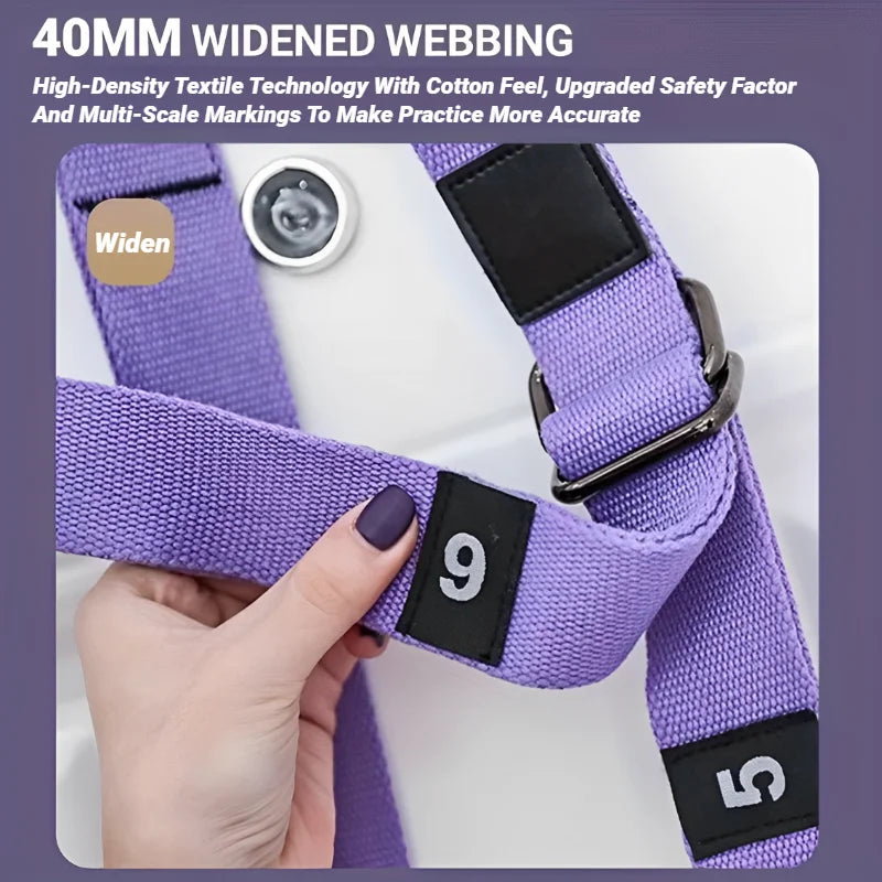 Adjustable Aerial Yoga Strap Pull Rope For Full Body Stretching