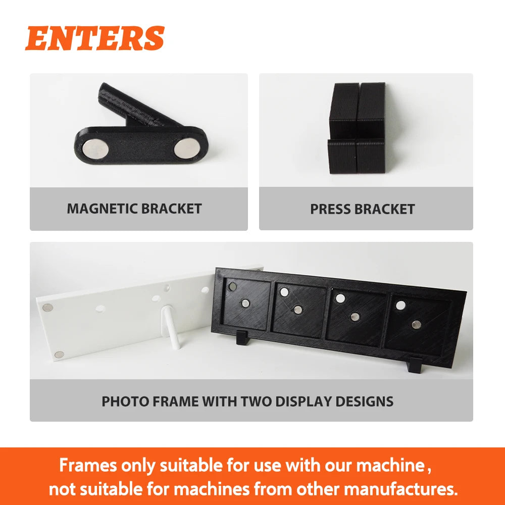 Wonderful Blank Photo Frames Magnetic Refrigerator Inserts Set Of 10