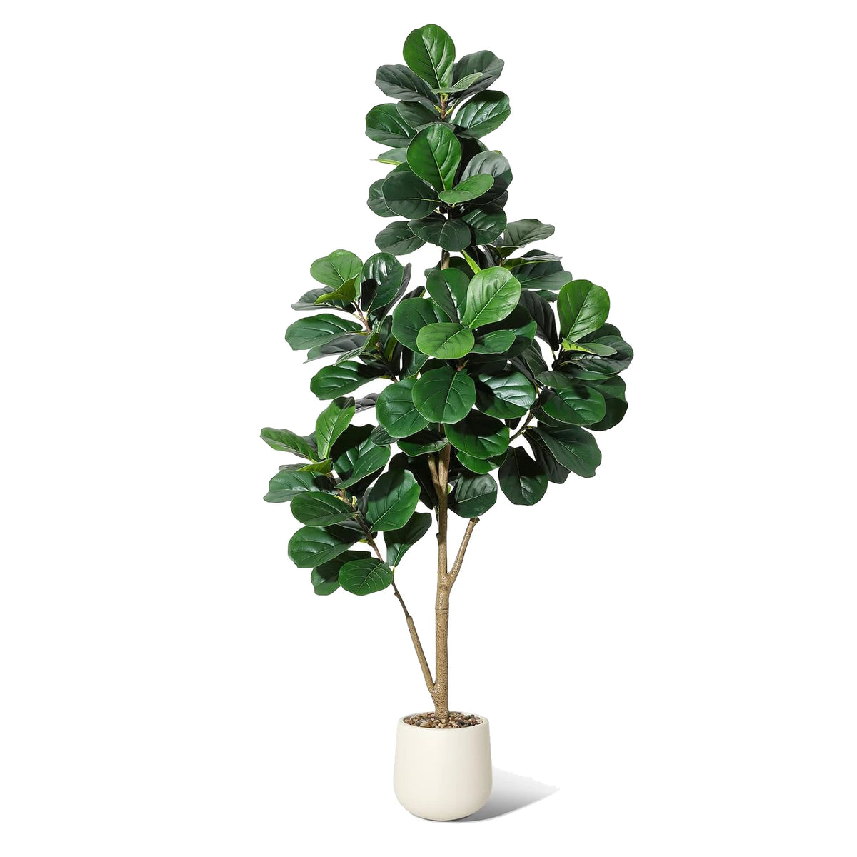 HiMISS Fiddle Leaf Fig Tree Artificial in Planter Pot Decor