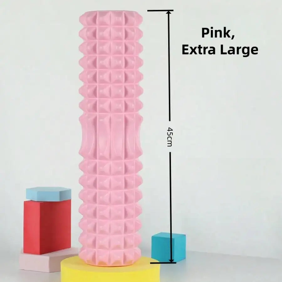 Textured Foam Massage Roller For Muscle Relaxation And Fitness Training