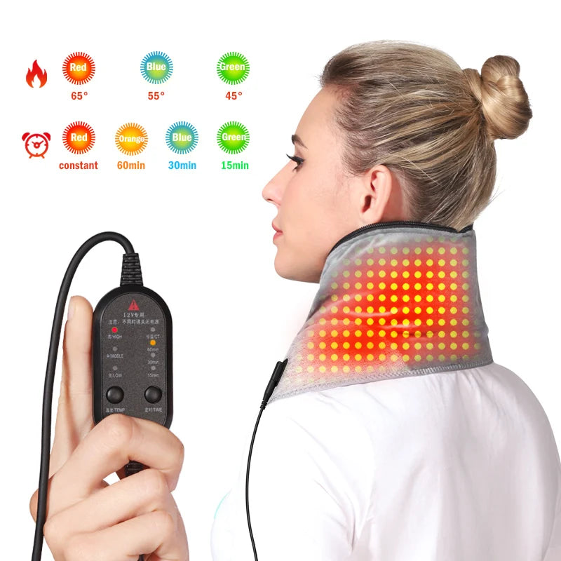 Red Light Heating Pad For Neck And Joint Pain Relief