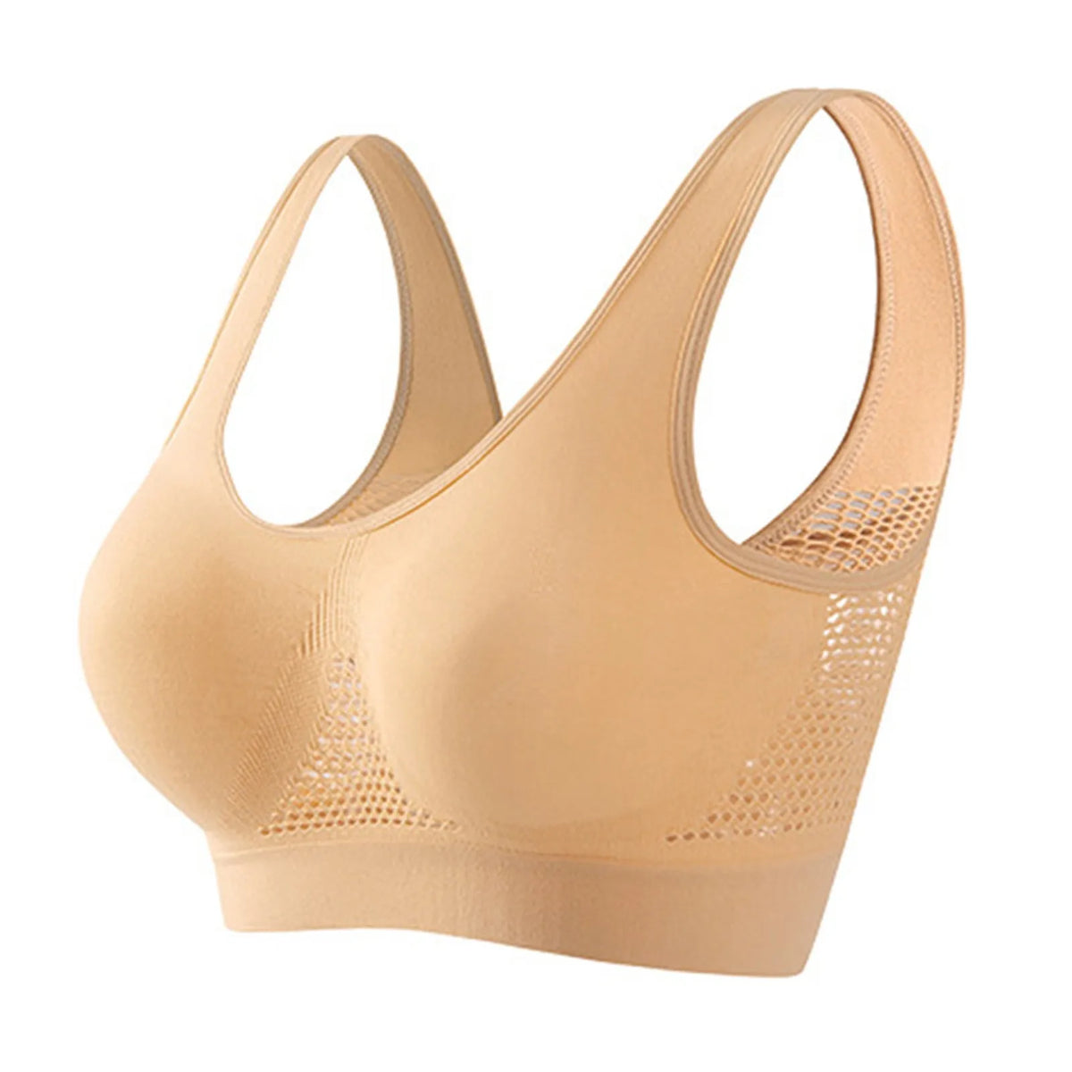 Womens High Support Racerback Sports Bra For Running Yoga Fitness