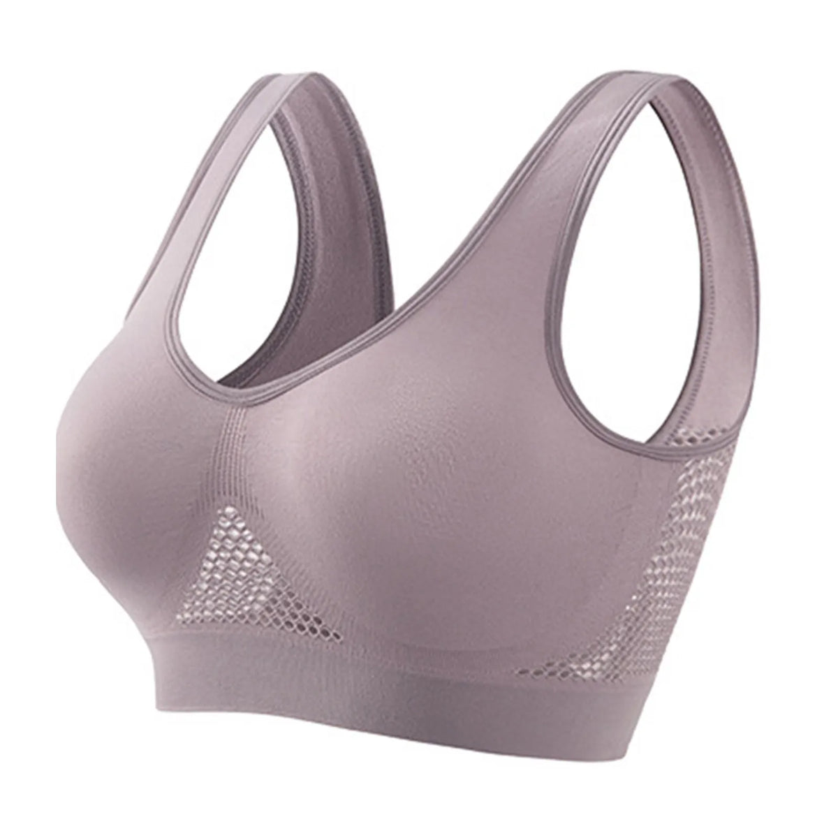 Womens High Support Racerback Sports Bra For Running Yoga Fitness