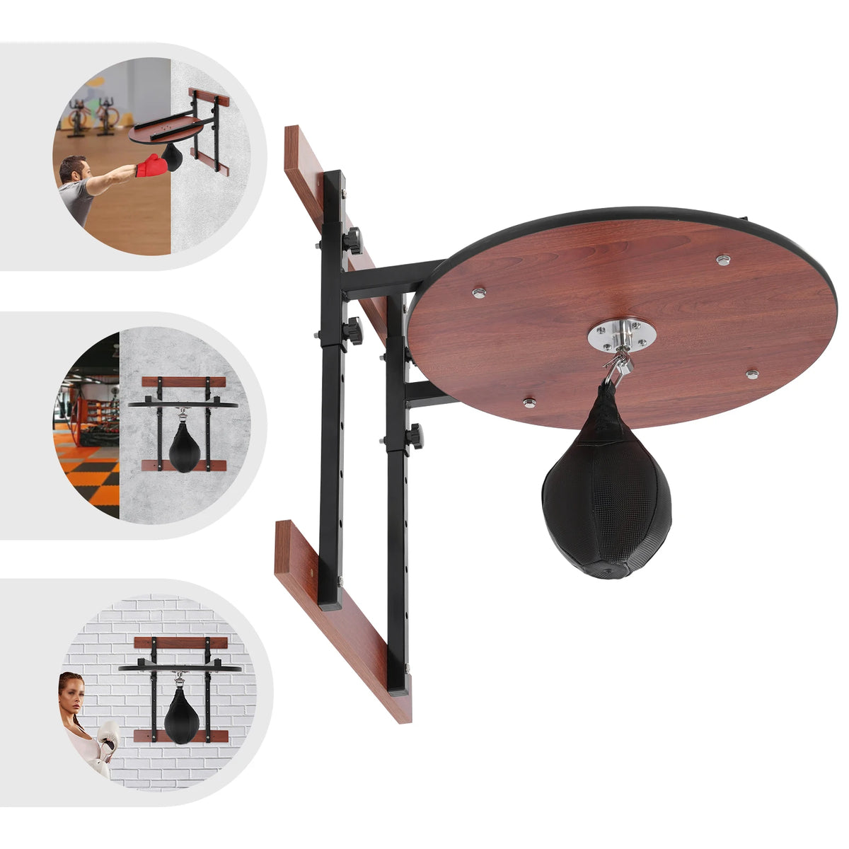Heavy Duty Adjustable Wall Mount Speed Bag Boxing Training