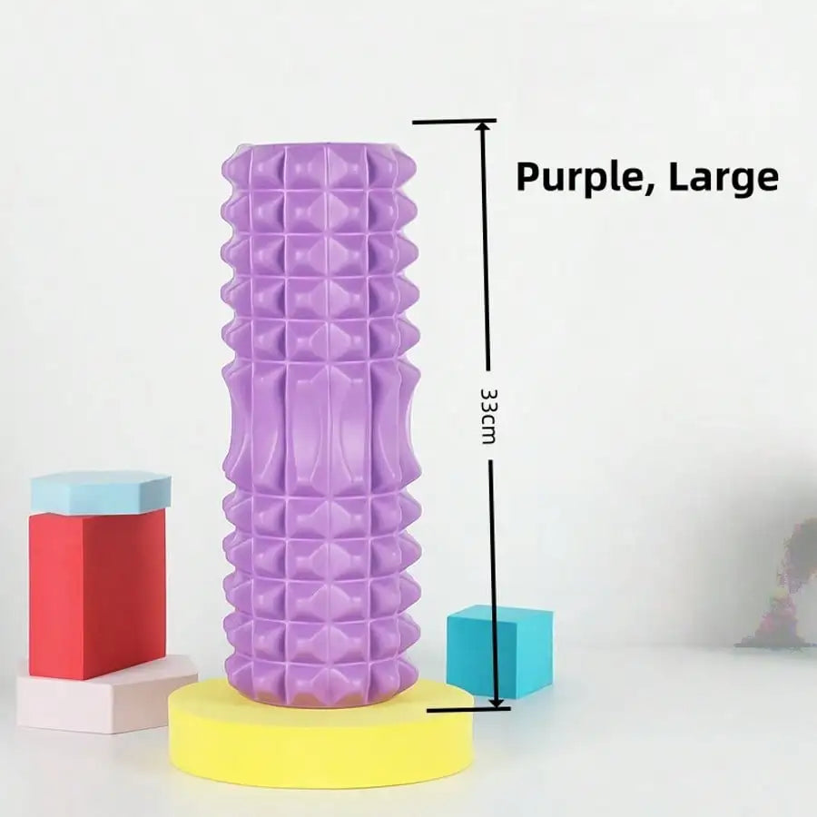 Textured Foam Massage Roller For Muscle Relaxation And Fitness Training