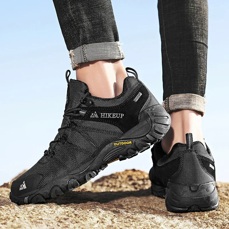 HIKEUP Men's Lightweight Non Slip Breathable Outdoor Hiking Shoes