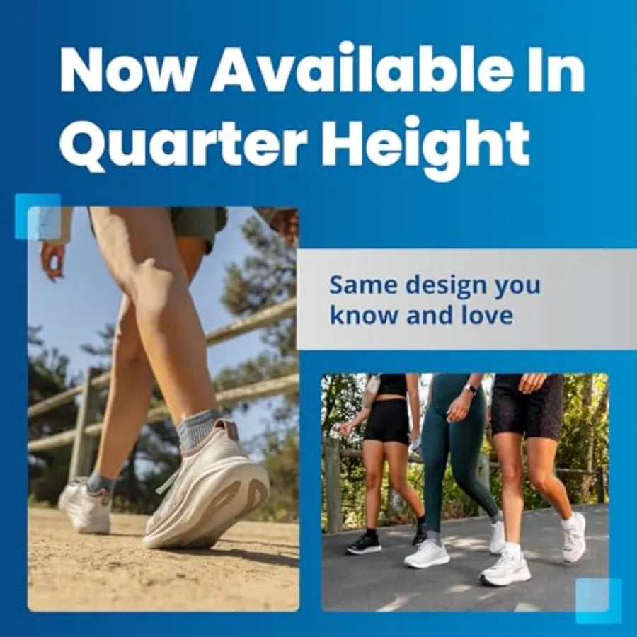 Hidden Comfort Quarter Performance Athletic Running Socks for Men and Women
