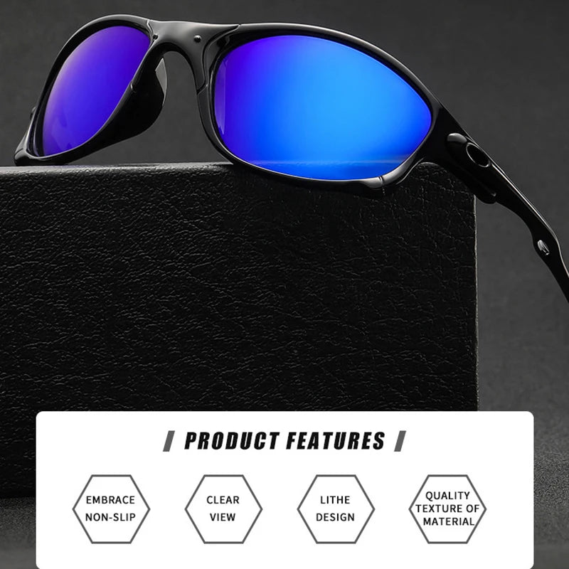 UV400 Sport Sunglasses For Men Women Cycling Eyewear Plastic Frame