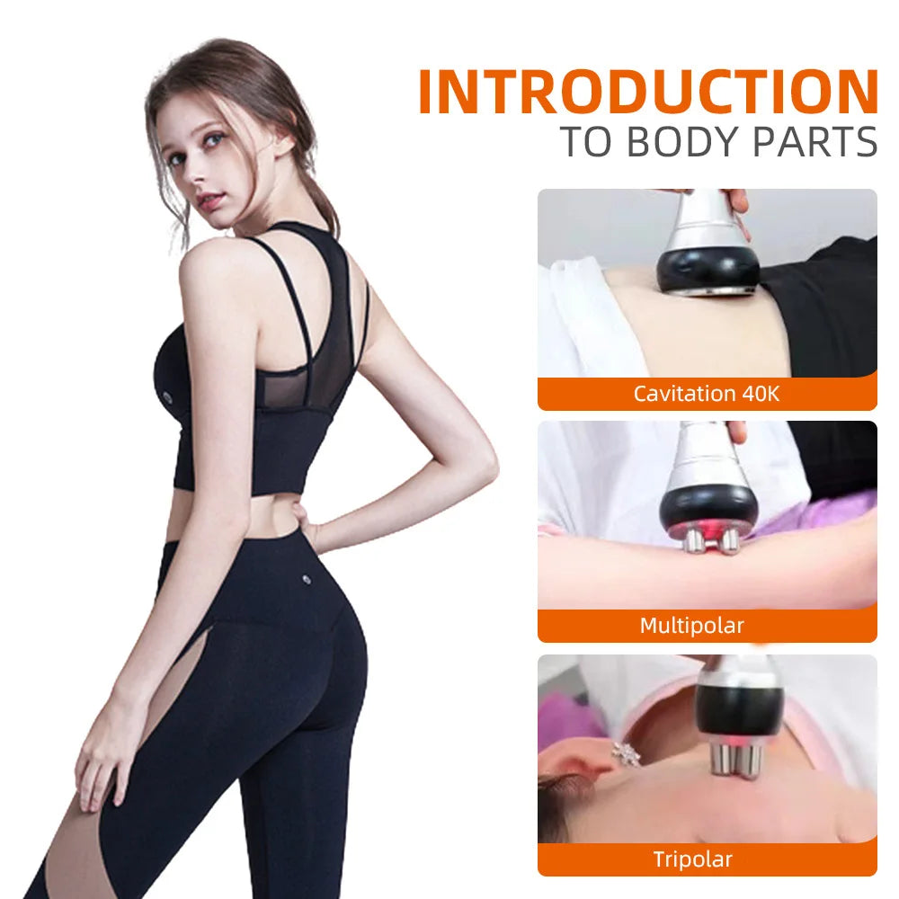 MISSHEART 3 In 1 Beauty Body Slimming Massager Cavitation Machine