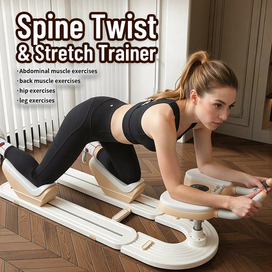 Spine Twist Stretch Trainer For Core And Waist Exercise