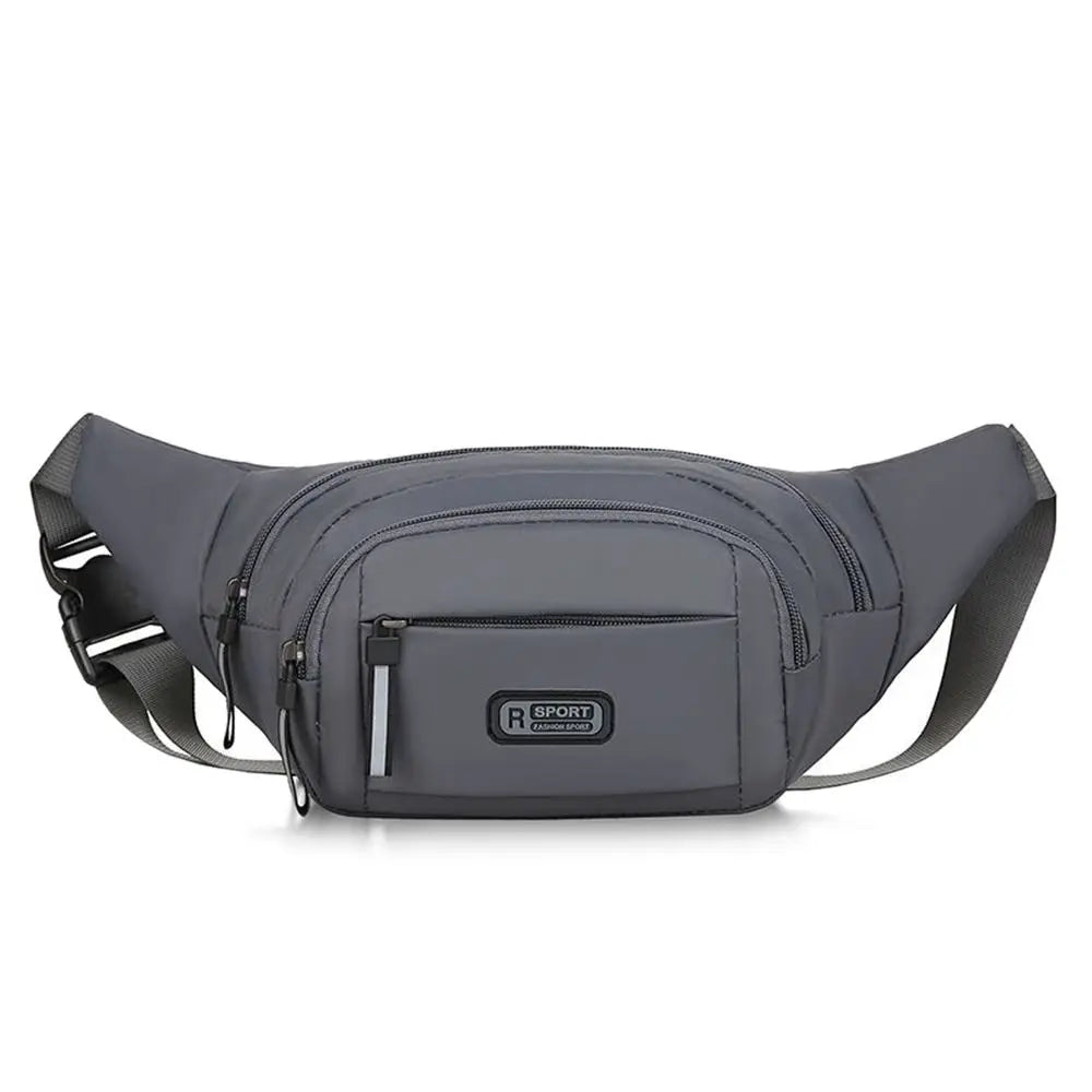 Men Nylon Anti Theft Waist Bag Large Capacity Chest Pack