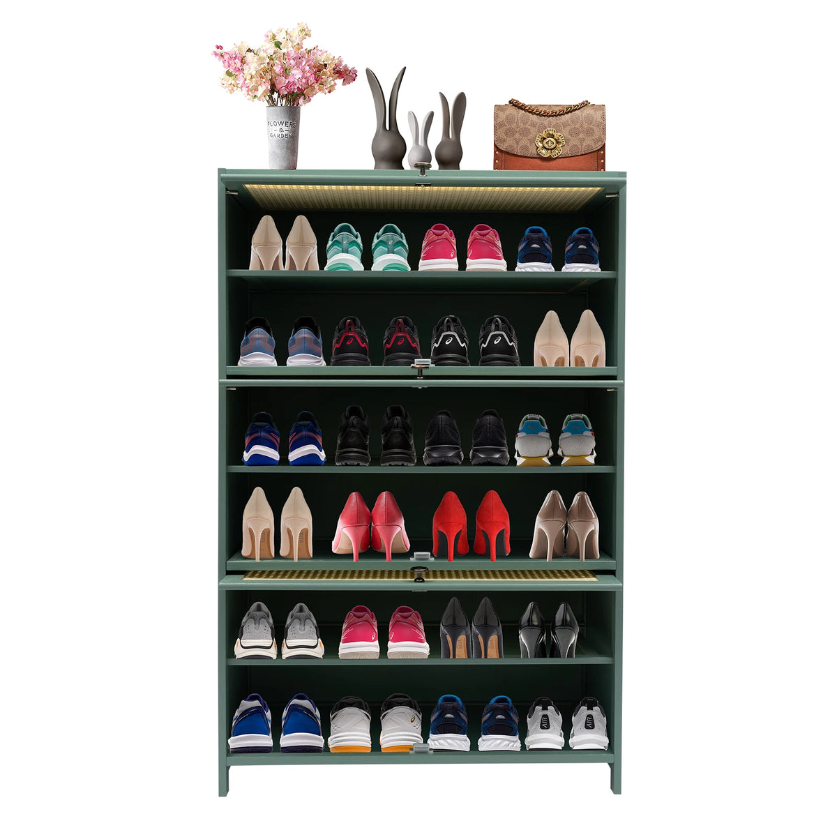 7 Tiers Shoe Organizer 106*70/80cm Shoe Rack Cabinet Shoe-shelf Shelves Freestanding Living Room Furniture For Shoe Organising