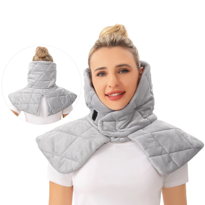 Electric Heating Shoulder Neck Wrap Fatigue Relief Relaxation Massager