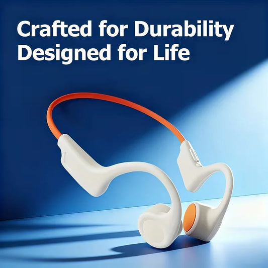 Wireless Bone Conduction Headphones With Microphone And Bluetooth 5.3