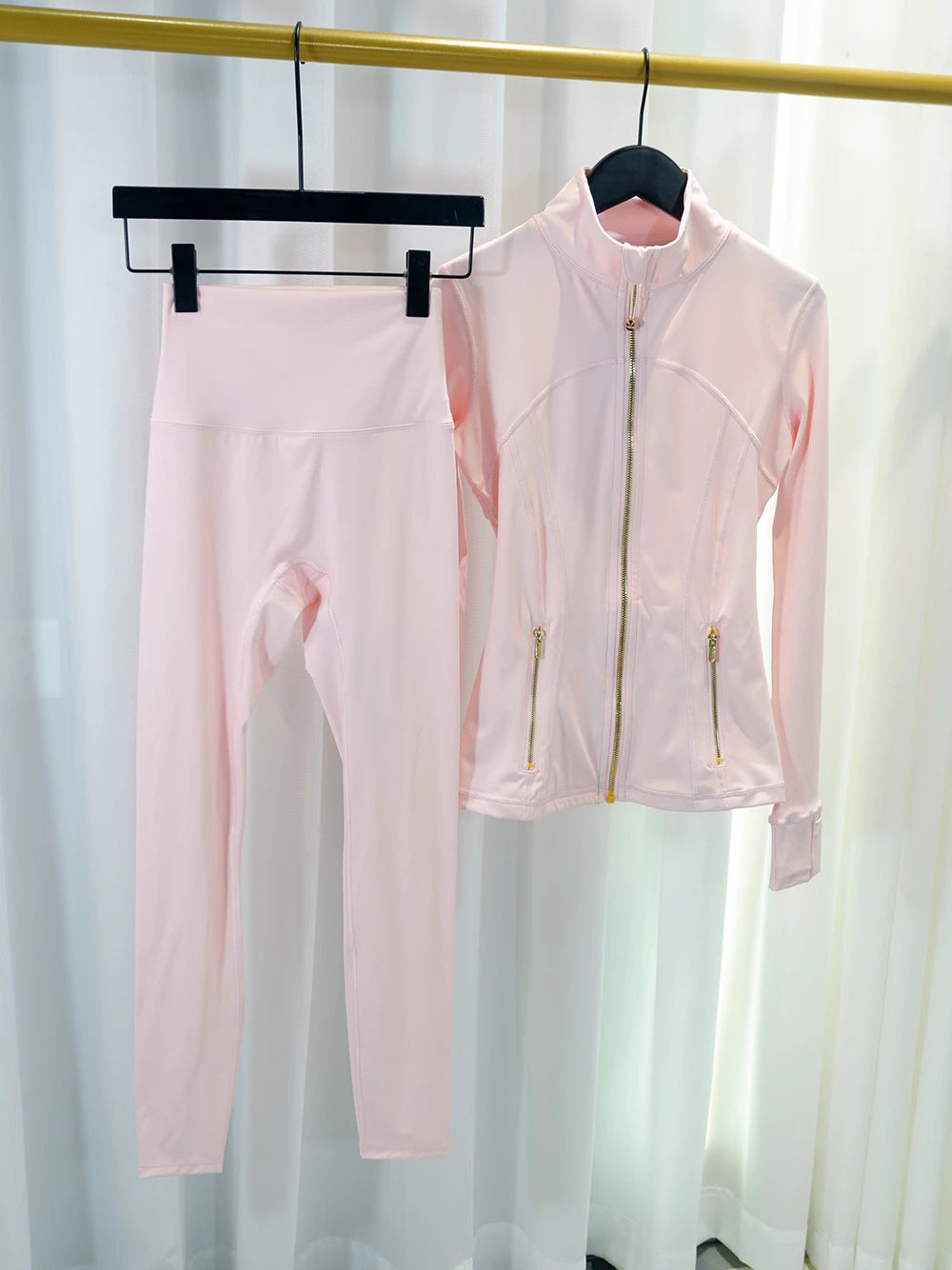 Lulu Flora Women Quick Dry Jacket And Yoga Pants Set