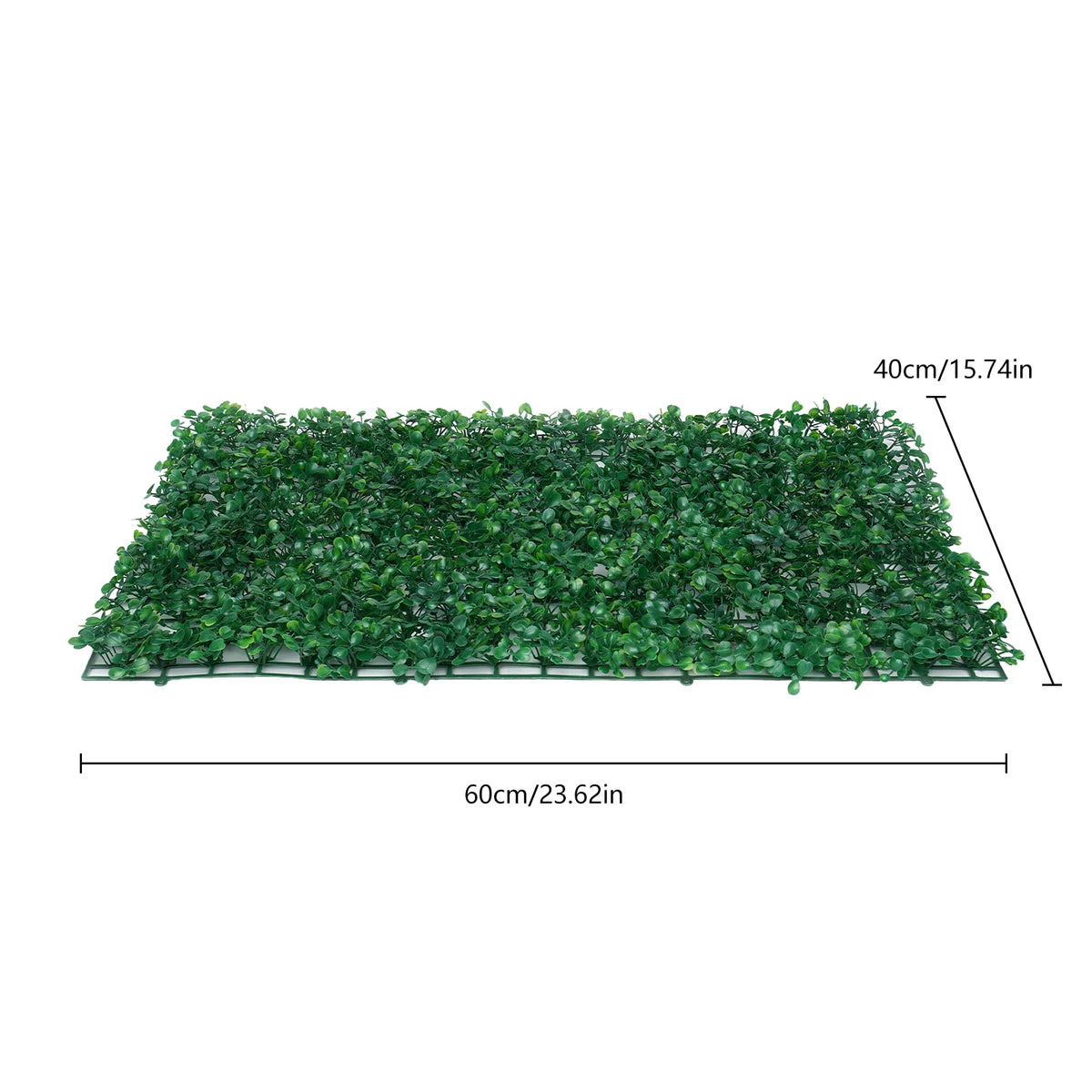 Boxwood Faux Hedge Screen Panels 12-Pack For Outdoor Privacy