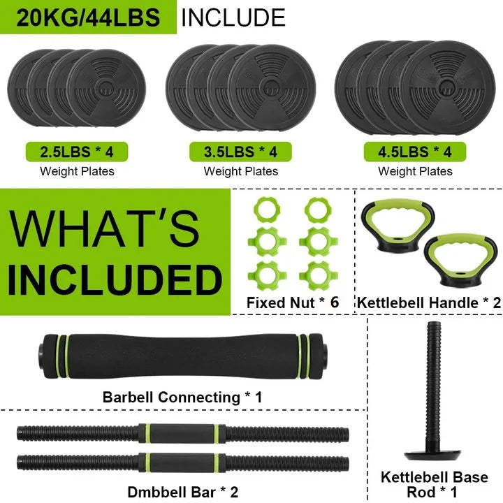 Twister CK Adjustable Dumbbell Set With Connector Home Gym Fitness