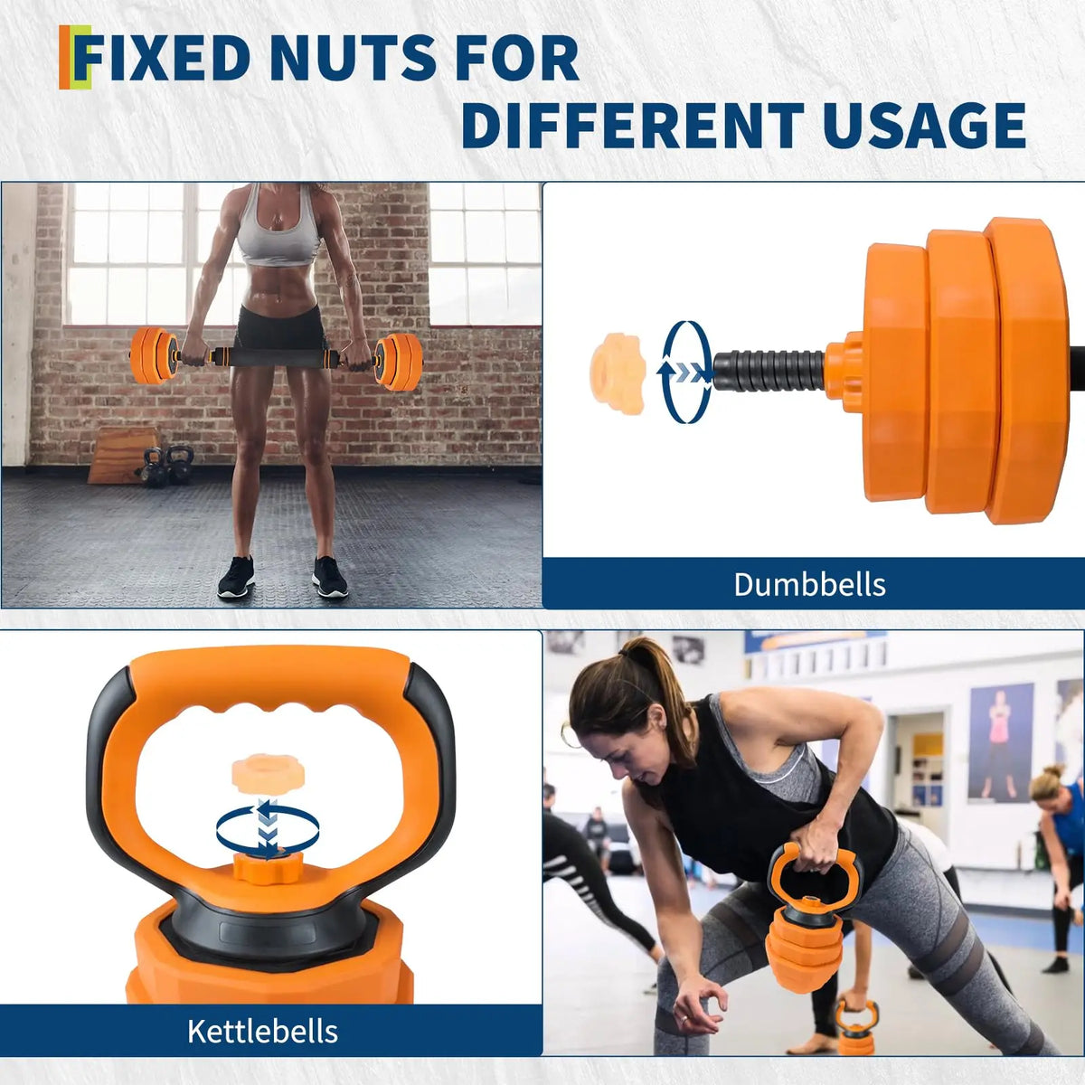 Adjustable Dumbbells 4 In 1 Home Gym Free Weight Set