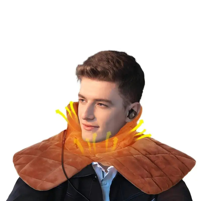 Electric Heating Shoulder Neck Wrap Fatigue Relief Relaxation Massager