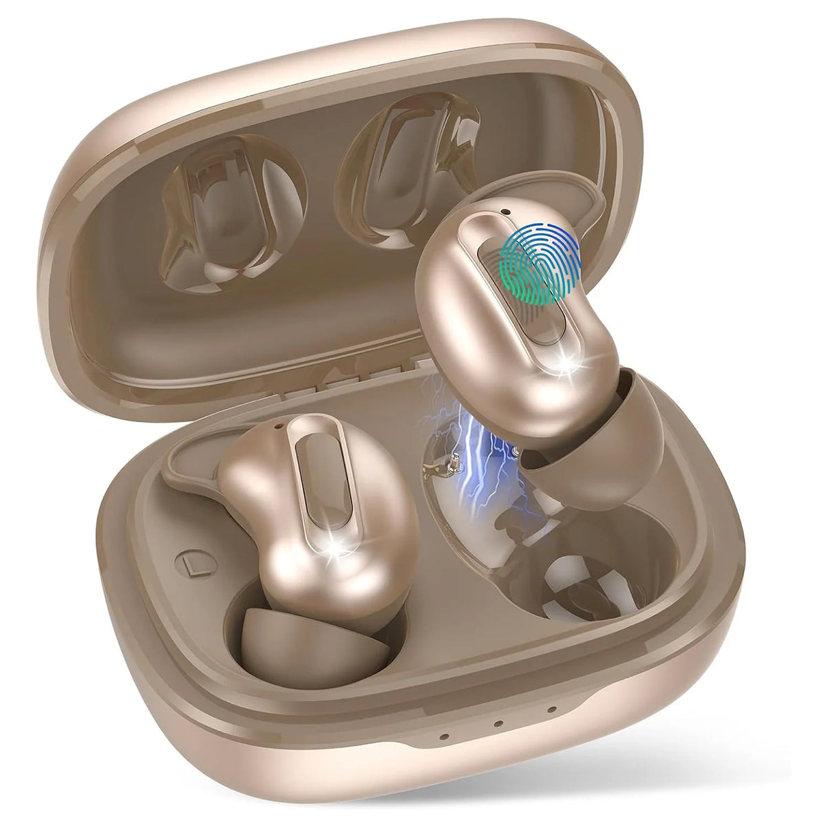 Kuizil Mini Sleep Earbuds ANC Noise Canceling Bluetooth 48H Battery