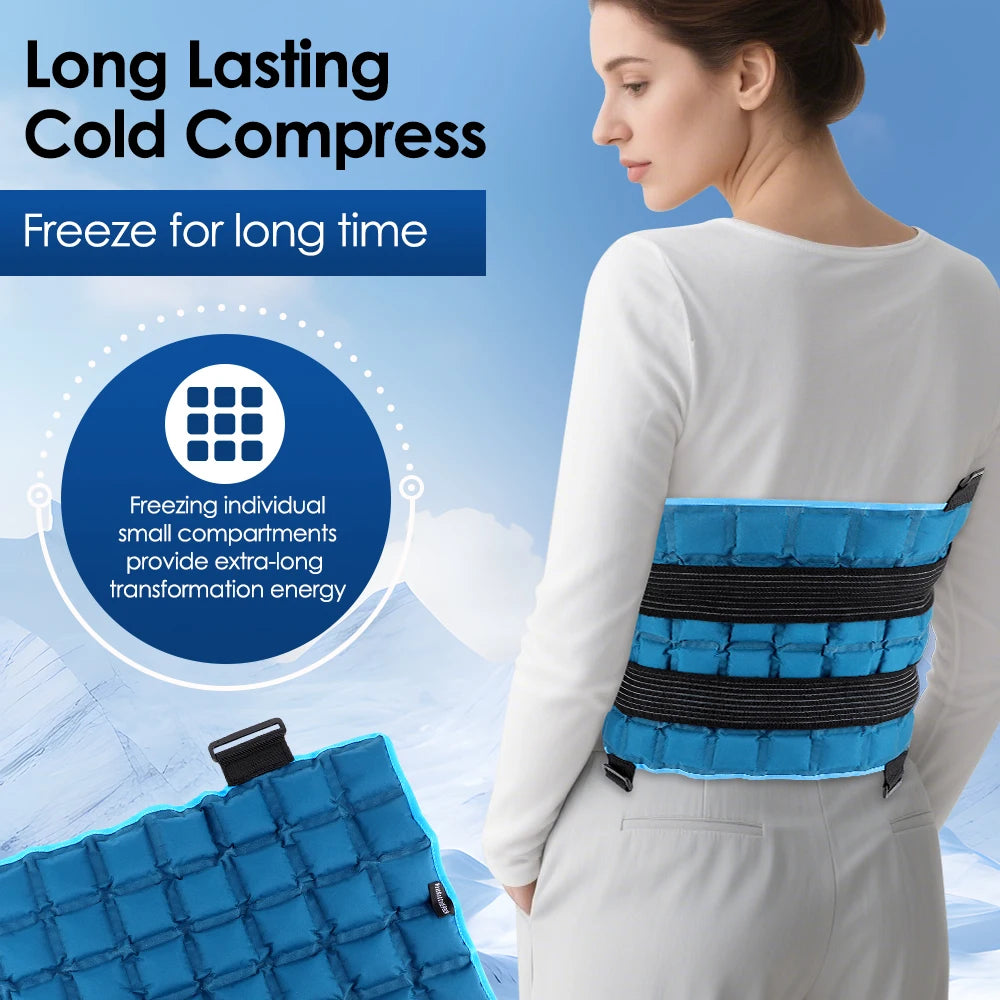 Hailicare Reusable Hot And Cold Compress Wrap For Muscle Relief