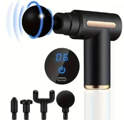 Mini Portable Massage Gun Handheld Muscle Massager For Full Body