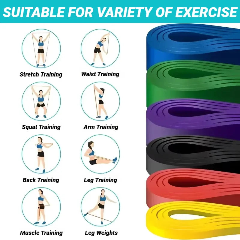 TPE Exercise Resistance Bands For Strength Training And Yoga