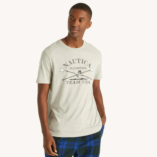 Nautica Mens Cotton Breathable Comfort Fit Running Tee