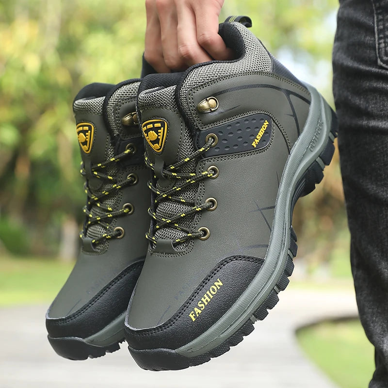 Big Running Men Waterproof Hiking Boots Outdoor Shoe