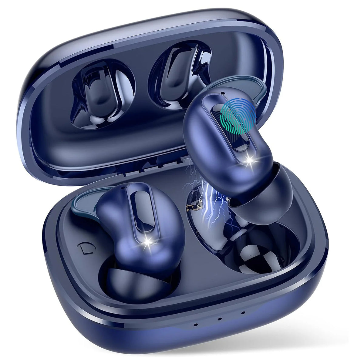 Kuizil Mini Sleep Earbuds ANC Noise Canceling Bluetooth 48H Battery