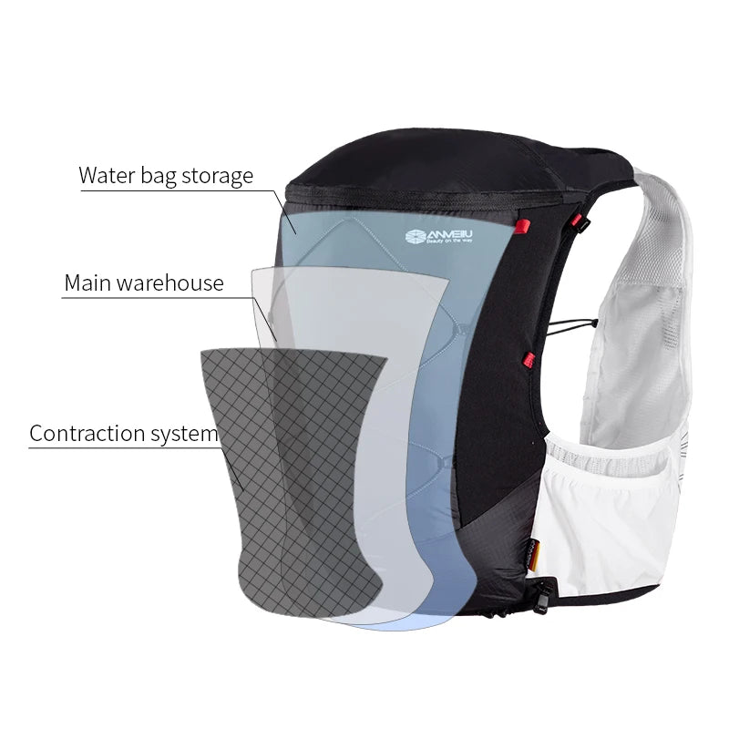 Anmeilu Lightweight Hydration Backpack Vest For Trail Running Hiking