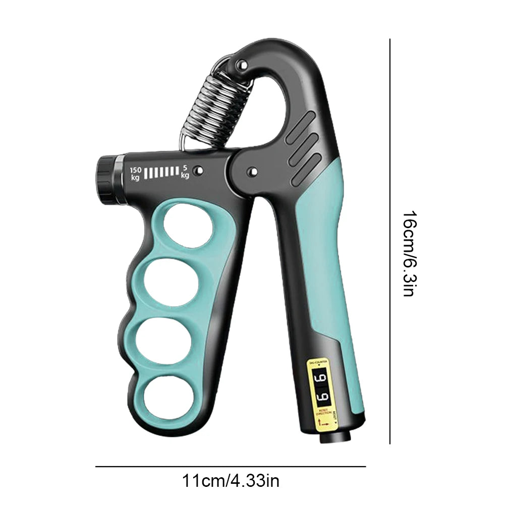 Adjustable Ergonomic Hand Grip Strengthener With Resistance Counter