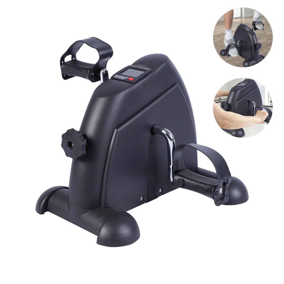 Mini Under Desk Pedal Exerciser With LCD Display For Home