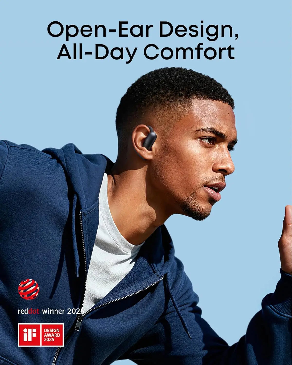 Soundcore AeroFit 2 Open Ear Wireless Earbuds Real Time Translation