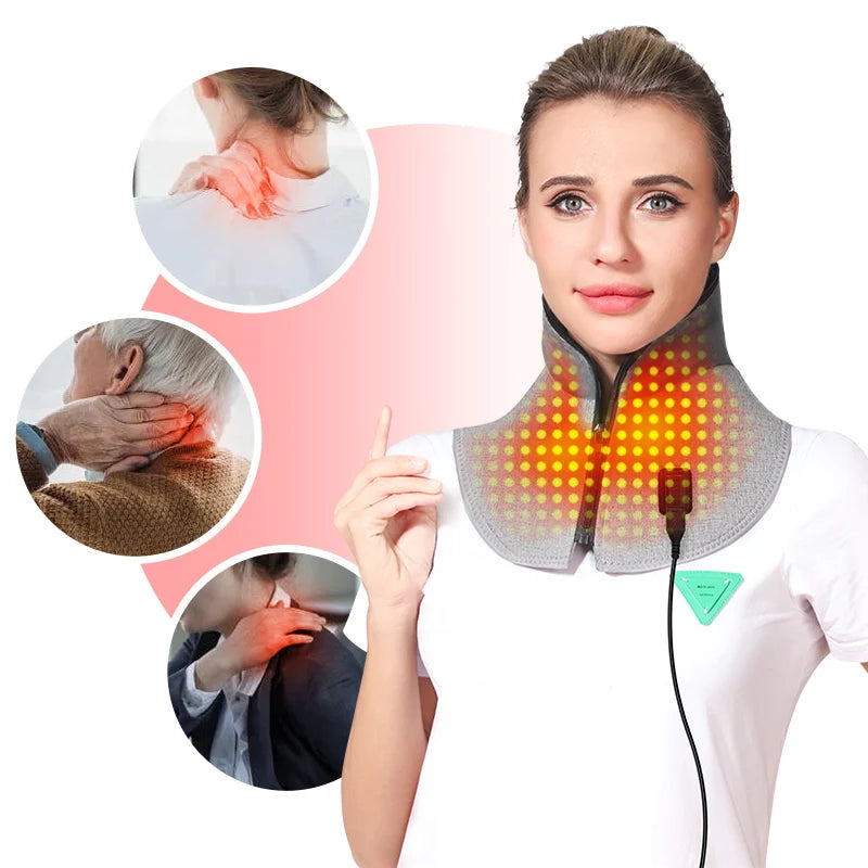 Red Light Heating Pad For Neck And Joint Pain Relief