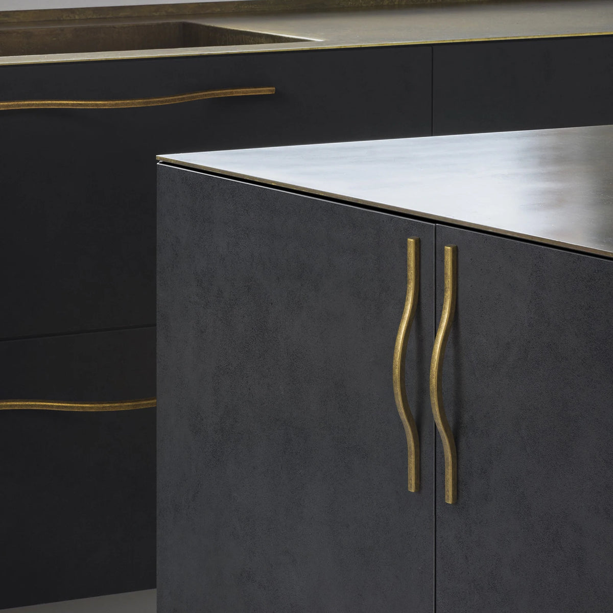 TONA Cabinet Handles And Knobs Set European Style Zinc Alloy