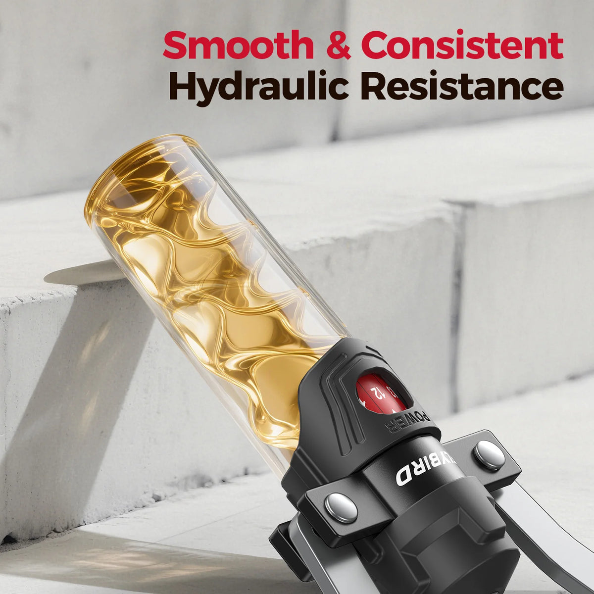 Hydraulic 2 In 1 Arm Trainer With Detachable Ab Wheel