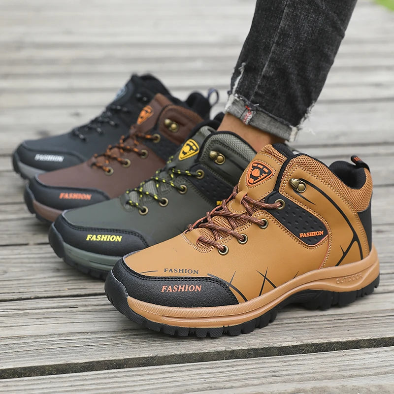 Big Running Men Waterproof Hiking Boots Outdoor Shoe
