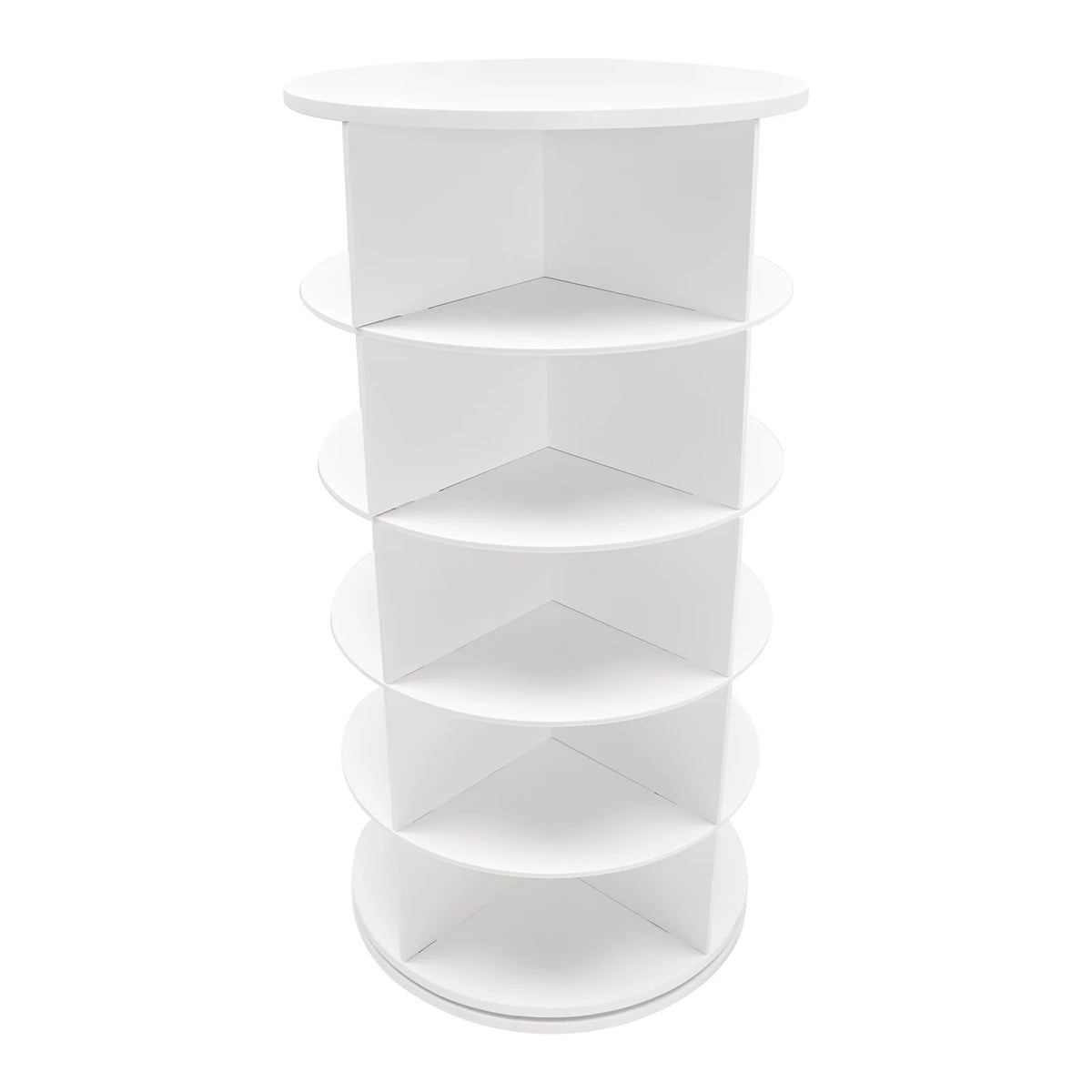 5 Tier Rotating Shoe Rack Tower 360° Rotating Organizer Spinning Shoe Display Lazy Susan for Bedroom Entryway Closet, Holds 20 Pairs of Shoes