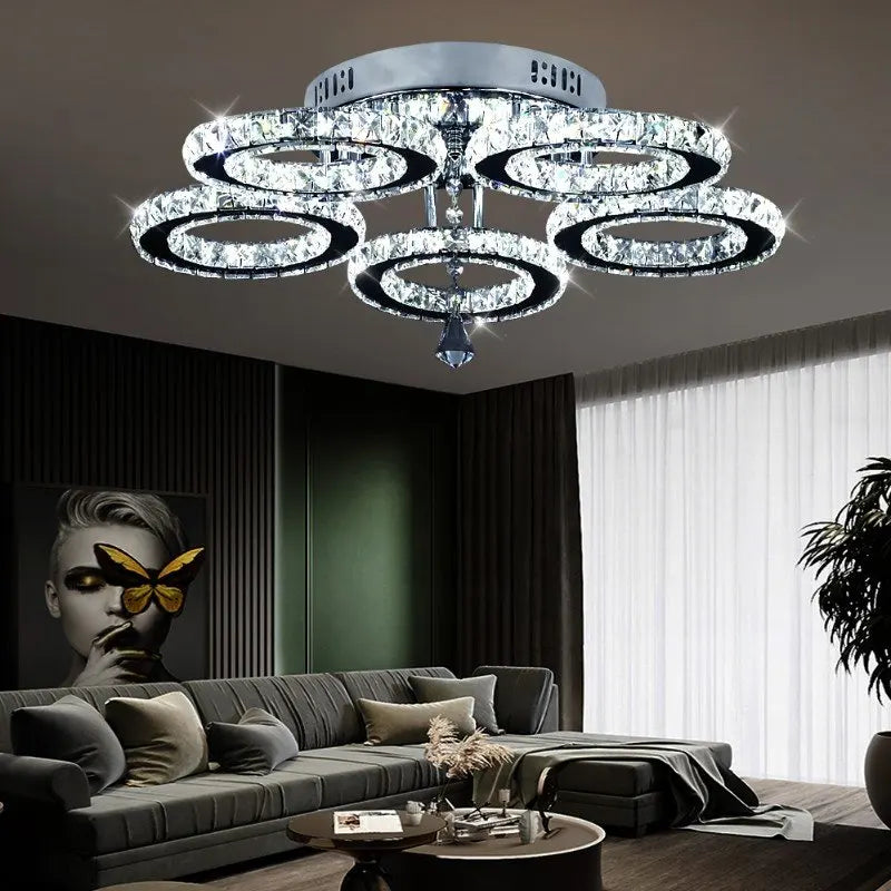 VETRULUS Luxury Crystal Ceiling Fan With Smart App Remote