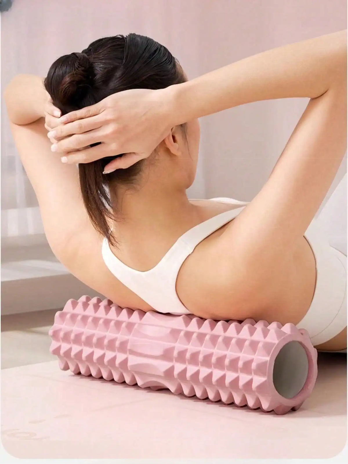 Textured Foam Massage Roller For Muscle Relaxation And Fitness Training